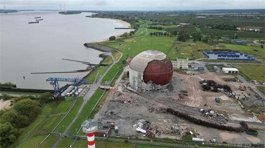 Das Kraftwerksgelände der PreussenElektra an der Elbe. Für die Nachnutzung gibt es viele Ideen.