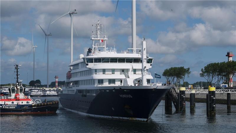 Das Kreuzfahrtschiff „Hondius“ ist zurück in den Niederlanden - die Besatzung muss in Quarantäne.