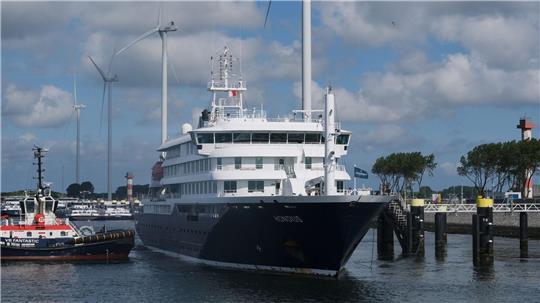 Das Kreuzfahrtschiff „Hondius“ ist zurück in den Niederlanden - die Besatzung muss in Quarantäne.