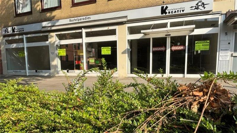 Buxtehuder Innenstadt: Leerstände werden auffälliger Das Ladengeschäft des früheren Fachgeschäfts Kreativ Bastelparadies steht seit 31. Mai leer.