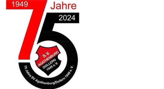 Das Logo des SV Agathenburg/Dollern von 1949 für das Vereinsjubiläum.