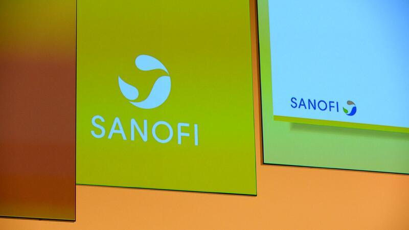 Bericht: Sanofi plant Milliarden-Investition in Frankfurt Das Logo des französischen Arzneimittelherstellers Sanofi.