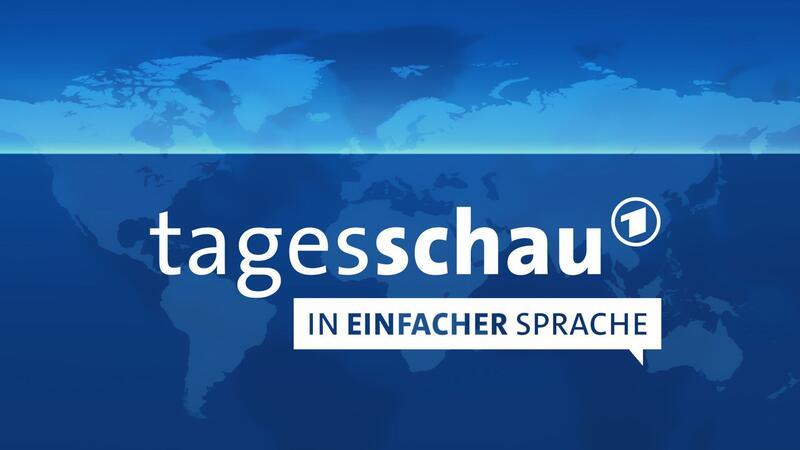 Das Logo des neuen Newsangebots  „Tagesschau - in einfacher Sprache“.