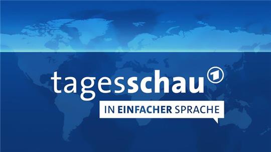 Das Logo des neuen Newsangebots  „Tagesschau - in einfacher Sprache“.