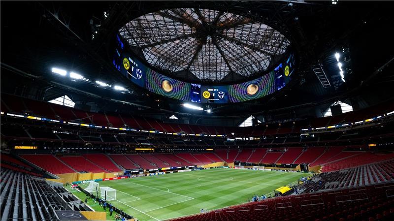 Die WM und das Wetter: im Extremfall „lebensbedrohlich“ Das Mercedes-Benz Stadium in Atlanta ist voll klimatisiert. (Archivbild)