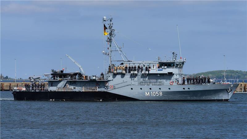 Das Minenjagdboot „Fulda“ ist derzeit auf dem Weg in Richtung der Straße von Hormus. (Archivbild)