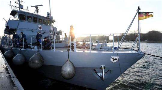 Das Minenjagdboot „Weilheim“ gehört in den kommenden Monaten einem Nato-Verband an. (Archivbild)