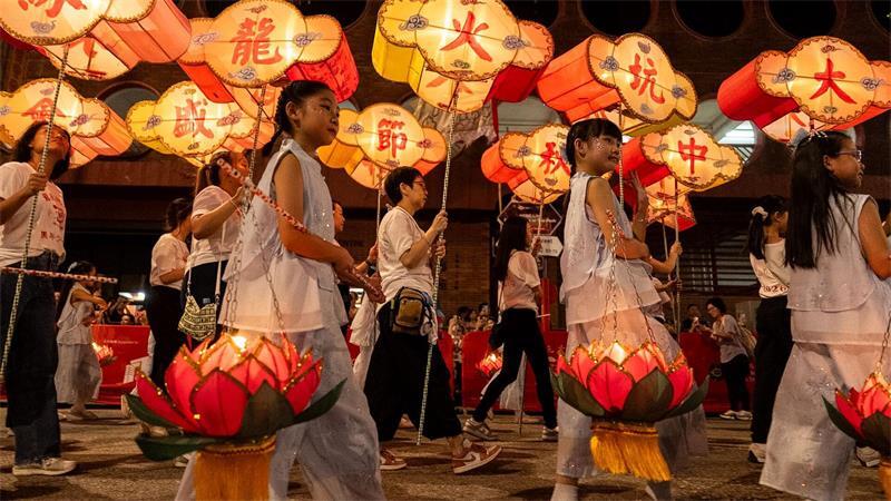 Das Mondfest wird in Hongkong gefeiert.