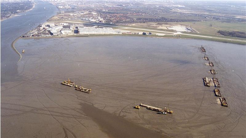 Das Mühlenberger Loch.