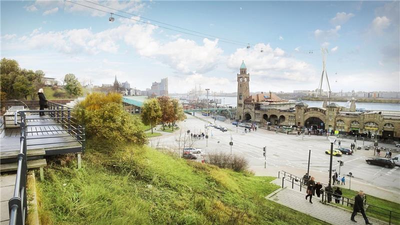 Das Musicalunternehmen Stage Entertainment plante eine 1,5 Kilometer lange Seilbahn über die Elbe. (Archivfoto)