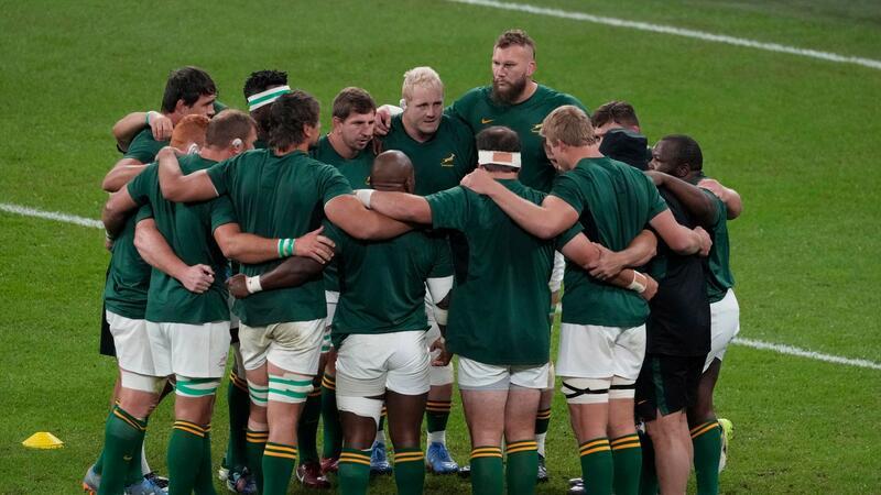 „Kein besseres Drehbuch“: Historisches Finale der Rugby-WM Das Rugby-Team aus Südafrika will den WM-Titel.