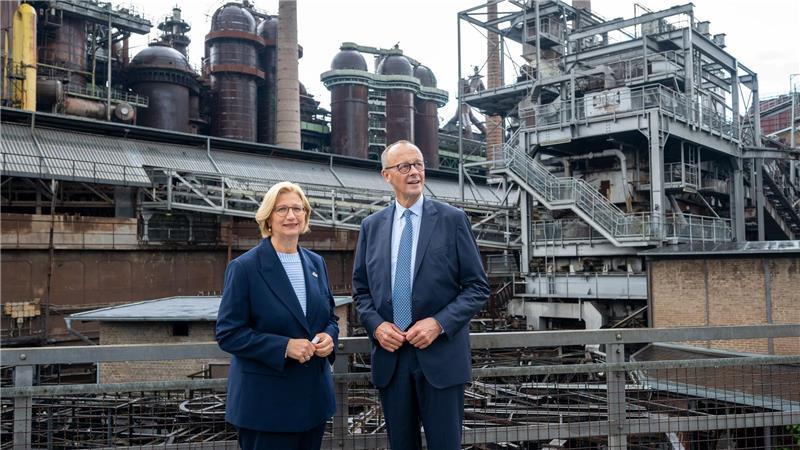 Merz: „Tun alles, um Stahlindustrie zu erhalten“ Das Saarland ist das dritte Bundesland, dass Merz bei seinen Länderreisen besucht
