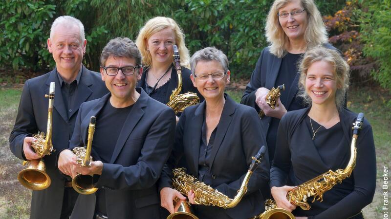 Saxofonquintett „Qwain“ mit Klassik bis Pop und Filmmusik Das Saxofonquintett „Qwain".