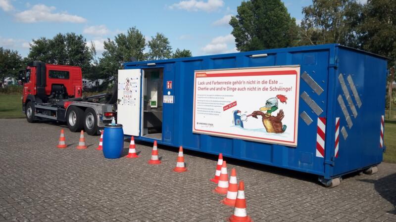 Das Schadstoffmobil ist wieder im Landkreis Stade unterwegs Das Schadstoffmobil des Landkreises ist wieder unterwegs.