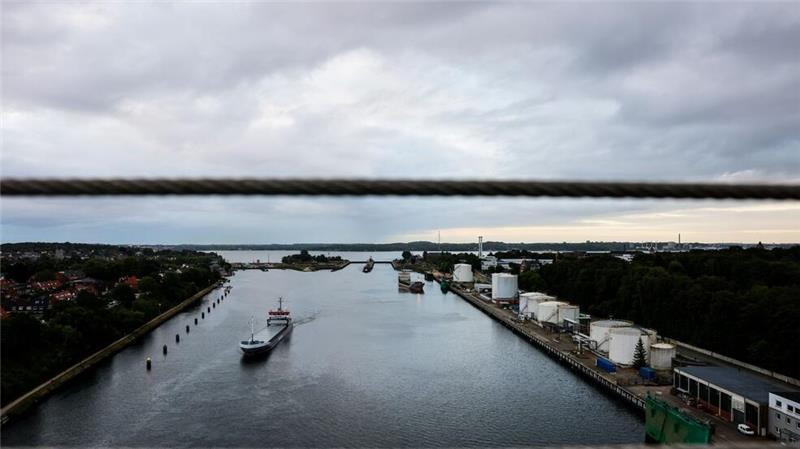 Das Schiff konnte seine Fahrt durch den Nord-Ostsee-Kanal fortsetzen. (Symbolbild)