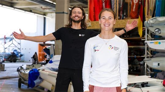 Das Segel-Duo will sich für die Olympischen Spiele 2028 in Los Angeles qualifizieren. (Archivbild)