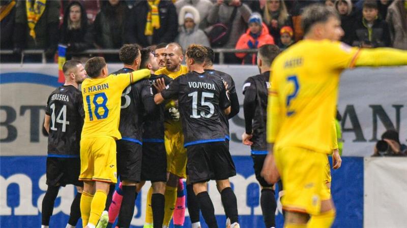 Das Spiel Rumänien gegen Kosovo wurde vorzeitig beendet.
