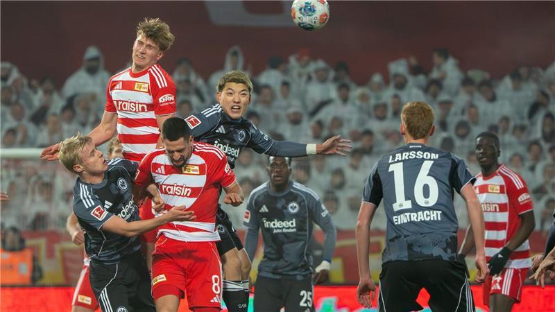 Das Spiel von Union Berlin gegen Eintracht Frankfurt war hart umkämpft.