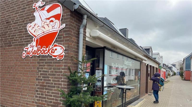 Das Stammladengeschäft des Inselbäckers im Oberland auf Helgoland ist seit Jahresbeginn geschlossen.