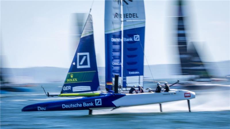 Das Team Germany erreichte erstmals in dieser Saison das Finale bei einem SailGP. (Archivbild)