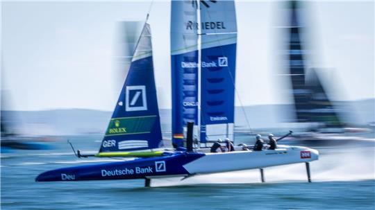 Das Team Germany erreichte erstmals in dieser Saison das Finale bei einem SailGP. (Archivbild)