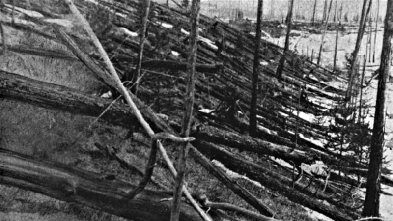 Asteroiden sind latente Gefahr - Einschlag auf dem Mond? Das Tunguska-Ereignis: Wahrscheinlich ein großer Brocken aus dem All verwüstete 1908 ein Gebiet in Sibirien. (Archivbild)