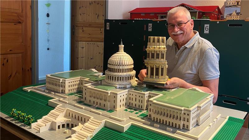 Das US-Kapitol in Washington hat der Stader Peter Ragosch sogar in verschiedenen Maßstäben aus Lego gebaut.