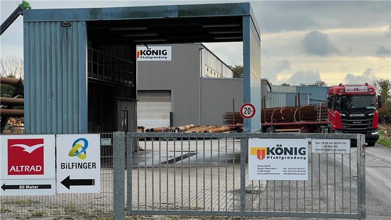 Lidl will in Stade neu bauen - Pfahl-König will Betrieb erweitern Das Unternehmen König Pfahlgründung will seinen Hauptsitz an der Stader Elbstraße (Richtung Stadersand) ausbauen.