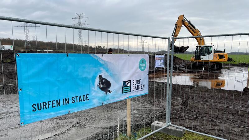 Paukenschlag: Baustopp für Surfpark Stade Das Verwaltungsgericht hat einen Baustopp über den Stader Surfpark verhängt.