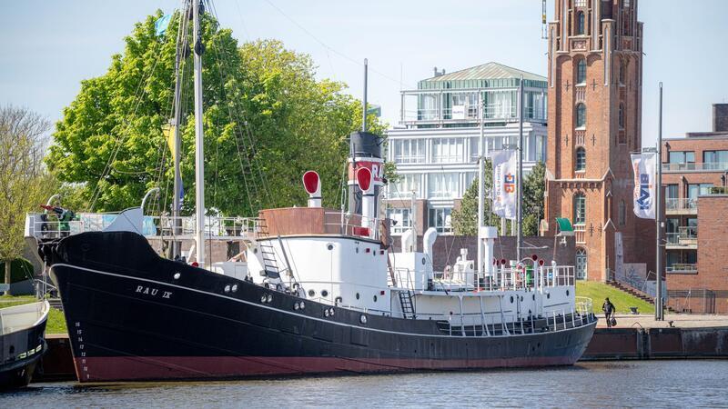 Das Walfangschiff „Rau IX“ wurde 1939 gebaut. Heute ist es ein Museumsschiff.