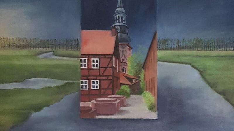 Das Werk „Mit Ein- und Ausblick - Stade“ von Minke Havemann.