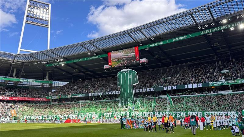 Das Weserstadion von Werder Bremen.