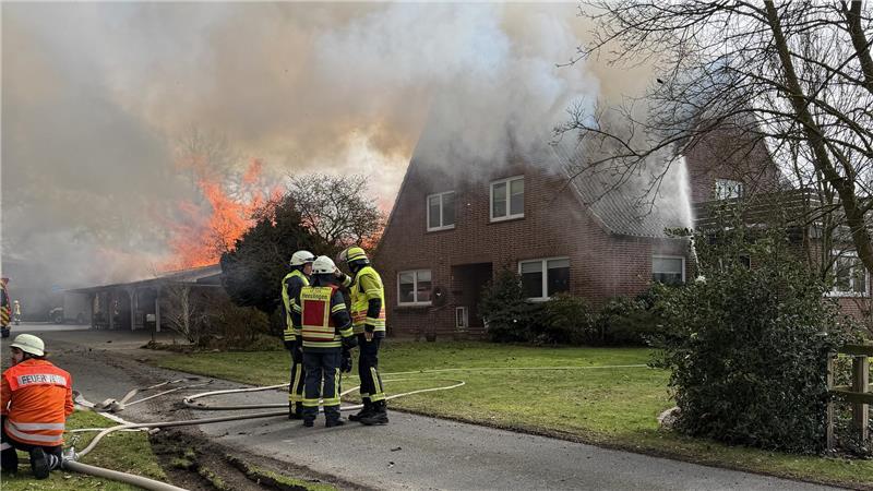 Das Wohnhaus brannte lichterloh.
