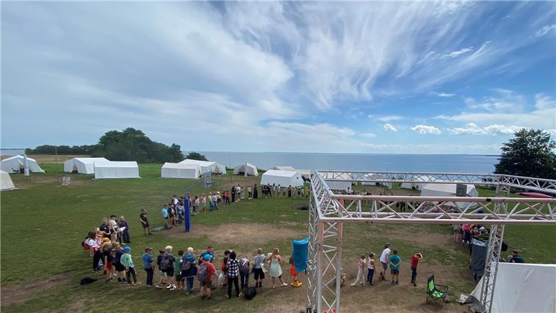 Das Zeltlager in Lille Bodskov.