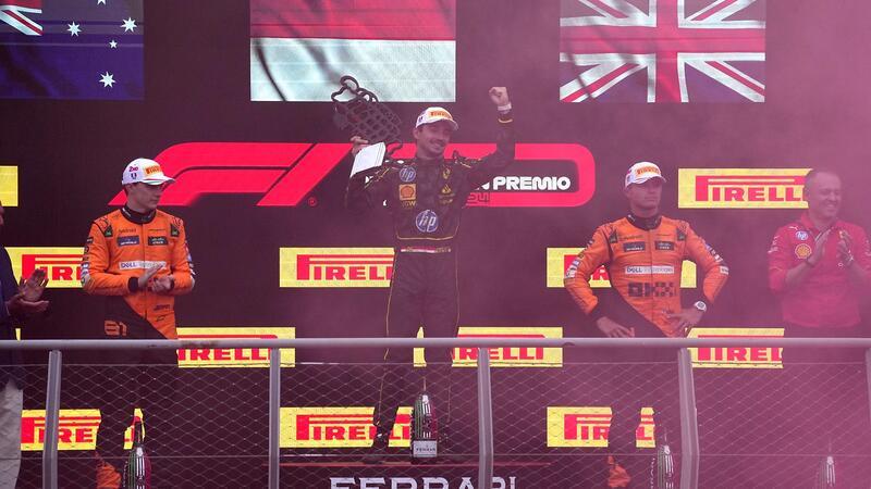 Im roten Rauch von Monza: Leclercs Triumphfahrt Das beste Podium der Formel 1.