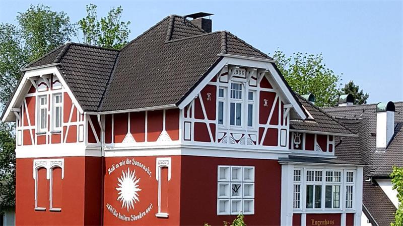 Das der Freimaurerloge „Friederike zur Unsterblichkeit“ an der Freiburger Straße 1 in Stade.