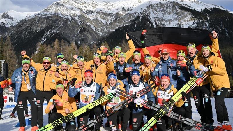 Preuß und Co. bei WM angriffslustig: „Medaillen einsammeln“ Das deutsche Team will in Lenzerheide noch öfter jubeln.