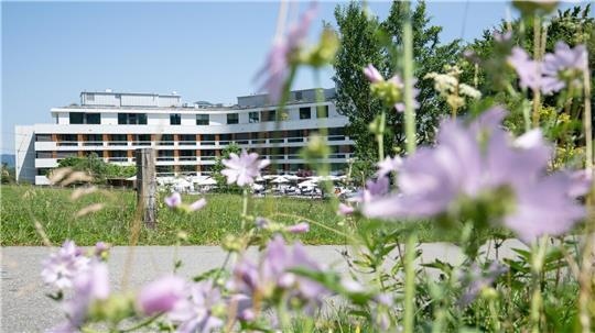 Das deutsche Teamhotel in Zürich. Das erste Spiel der deutschen Frauenfußball-Nationalmannschaft findet am 4. Juli gegen Polen statt. 