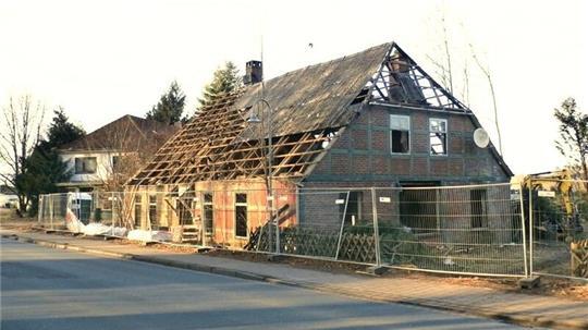 Das ehemalige Gasthaus von 1812 wird zurzeit abgerissen. Der neue Besitzer möchte auf dem freiwerdenden Gelände Wohnraum schaffen.
