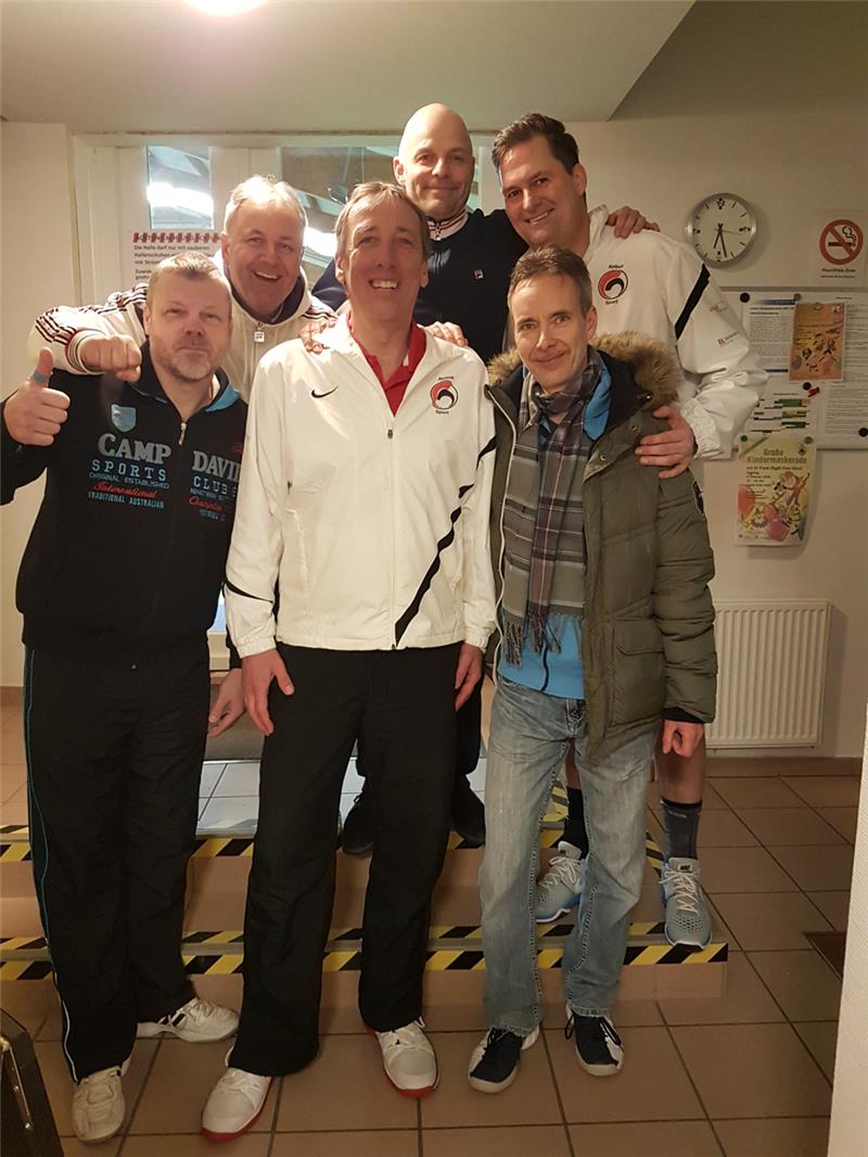 Das erfolgreiche Este-Team (von links nach rechts): Mathias Oelkers, Jörg Götze, Stefan Eckelmann, Peter Busacker, Bernd Schröder und Olaf Henningsen.