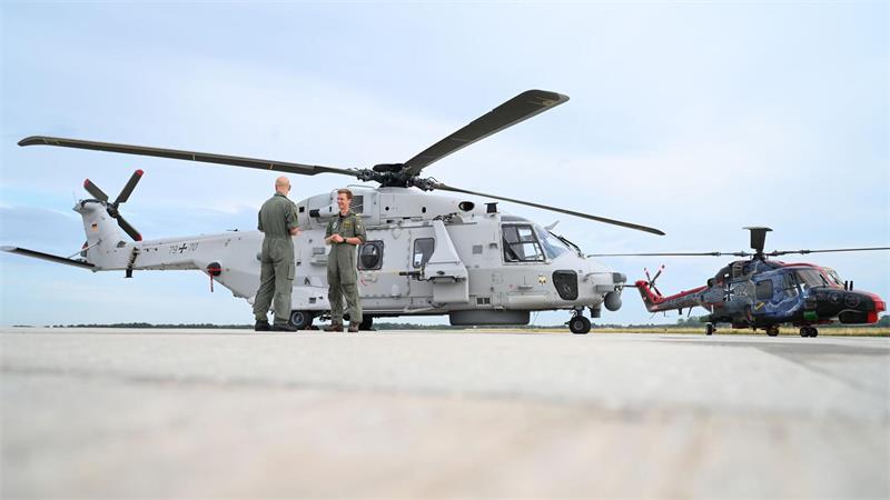 Ära endet: Aus für Marine-Hubschrauber Das erste Modell des neuen Hubschraubers ist schon im Dienst.