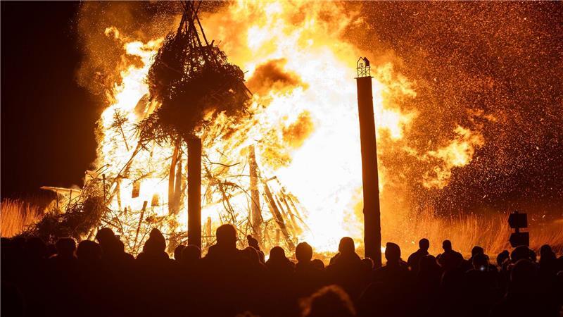 Das friesische Wort Biike bedeutet so viel wie Bake oder Feuerzeichen. (Archivbild)