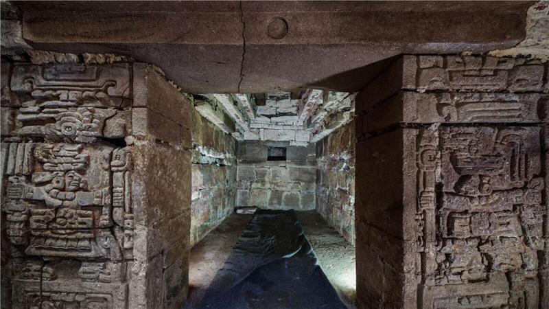 Das gut erhaltene Grab wurde im südlichen Bundesstaat Oaxaca gefunden 