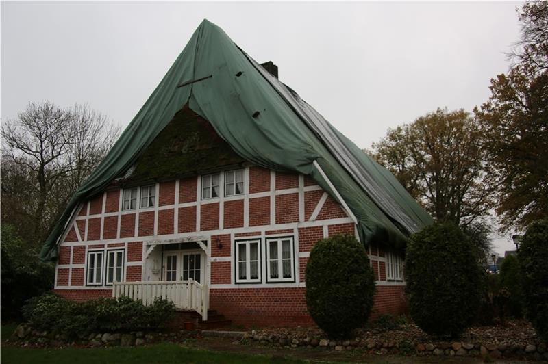 Das historische Fachwerkhaus in Bliedersdorfs Ortsmitte soll erhalten werden. Foto: Feindt