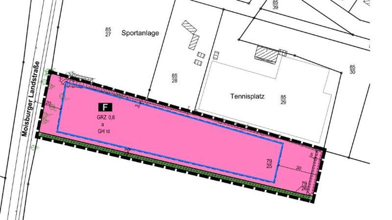 Das ist der Lageplan für das neue Feuerwehrgerätehaus an der Moisburger Straße.