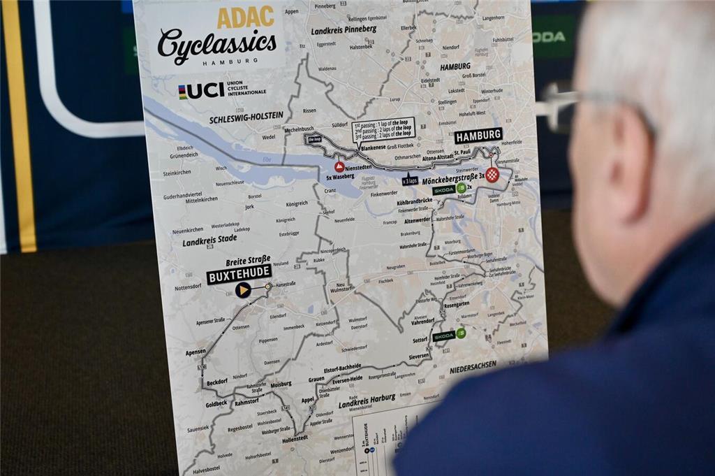 Das ist die Strecke über 207 Kilometer, die die Profis am 17. August absolvieren...