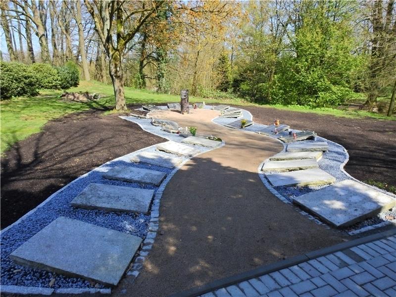Das neu gestaltete Gemeinschaftsfeld auf dem Friedhof Campe. Foto Stief