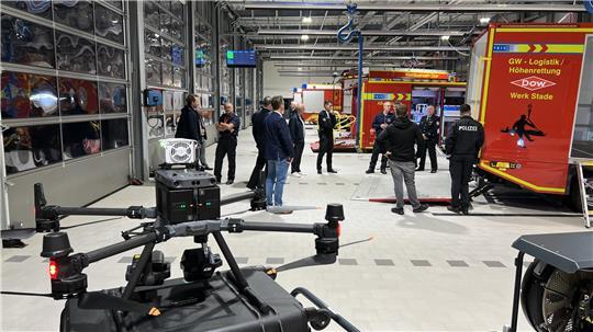 Das neue Domizil der Dow-Werkfeuerwehr ist eine Wache der Superlative.
