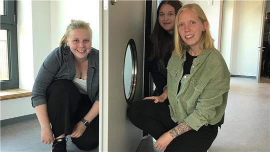 Das neue Kita-Team: Sarah-Michelle Funck, Saskia Schantze und die Leiterin Darlin Borchardt (von links).