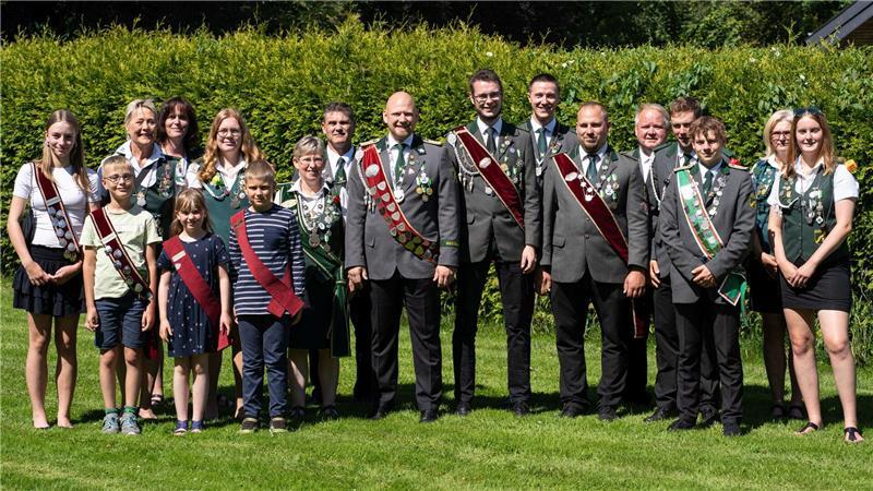 Das neue Königshaus der Dorfgemeinschaft Krummendeich.